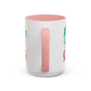Inspirational Peace Coffee Mug - "Peace Begins with a Smile" - 11oz & 15oz