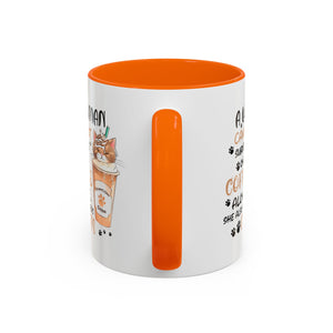 Cat Lover Coffee Mug - "A Woman Cannot Survive on Coffee Alone..."