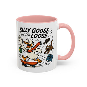 Silly Goose Coffee Mug - Fun Gift for Animal Lovers, Quirky Desk Decor, Inspirational Drinkware, Home & Office Tea Cups