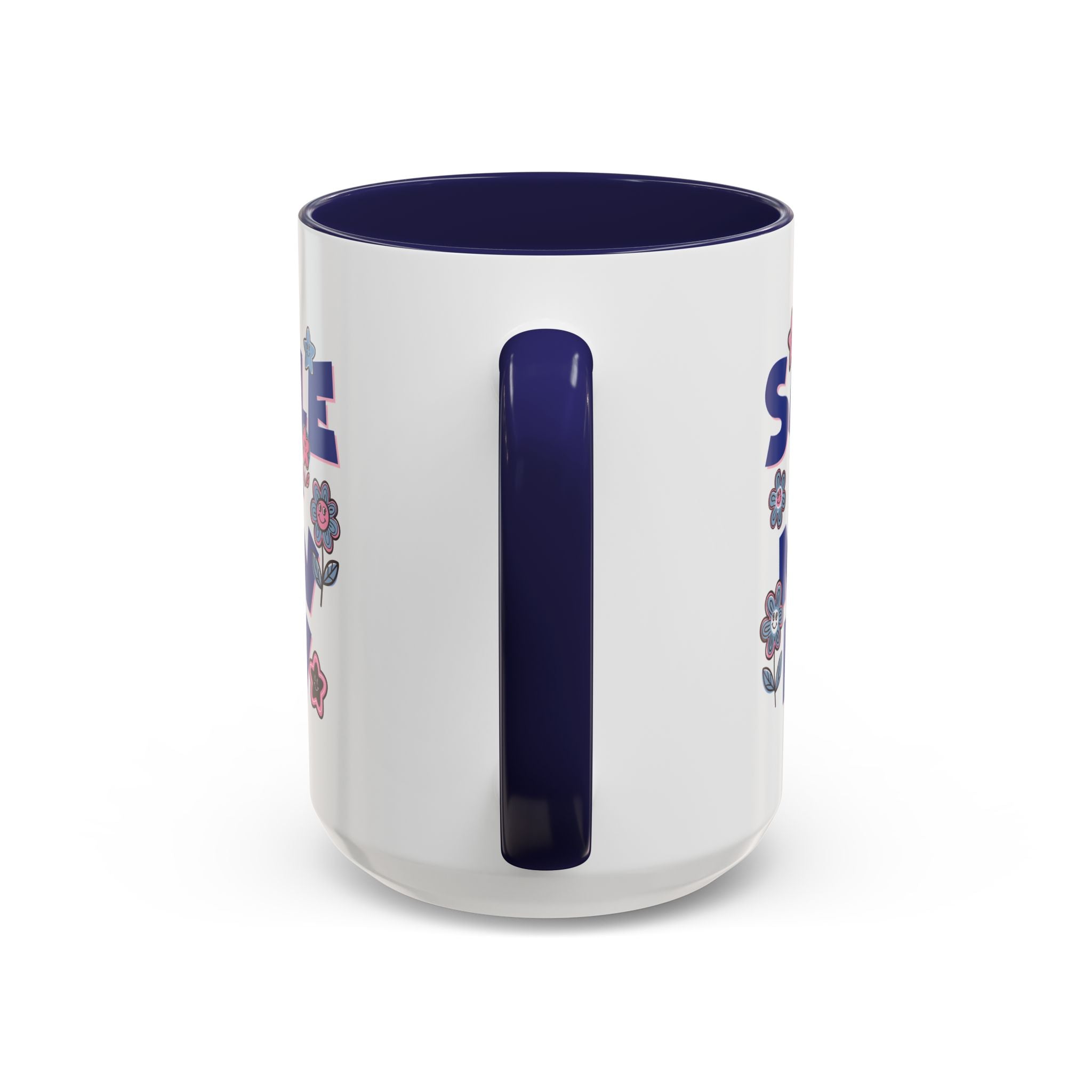 Inspirational Flower Design Coffee Mug - "Smile It's a New Day" - Perfect Gift for Coffee Lovers