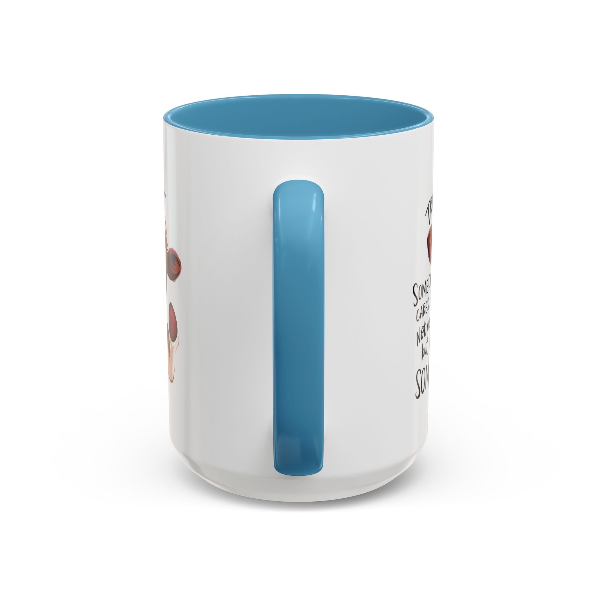 Funny Cow Accent Coffee Mug - Trust Me, Someone Cares attitude sassy animal lover