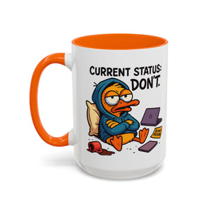 Chill Vibes Coffee Mug, Perfect for Lazy Days, Gift for Homebodies, Quirky Coffee Lover, Fun Desk Accessory, Work from Home Essentials