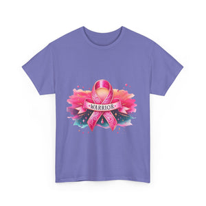 Breast Cancer Awareness Tee, Warrior T-shirt for Women, Inspirational Gift, Supportive Apparel, Pink Ribbon Shirt, Unisex Cotton Top