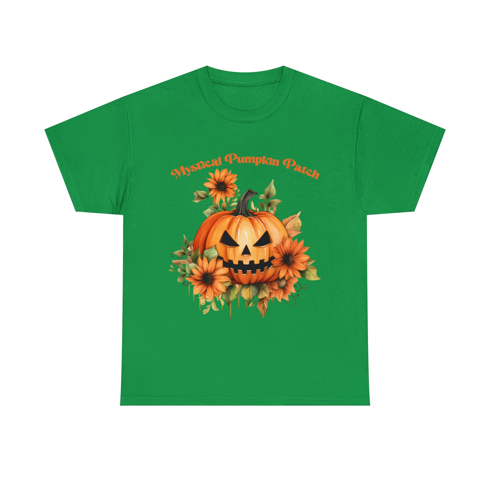 Halloween unisex t shirt mystical pumkin patch fall fun stocking stuffer Unisex Heavy Cotton Tee