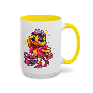 Drama Queen Coffee Mug, Funny Mug for Her, Gift for Drama Lovers, Sassy Office Mug, Unique Present for Birthdays