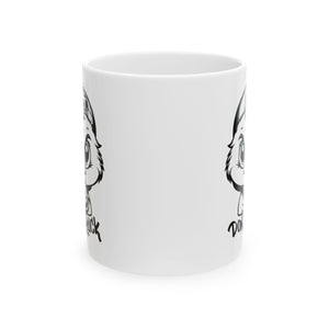 attitude duck coffee Mug, Funny Coffee Cup, Cartoon Gift, Animal Lover Present, don't duck with me