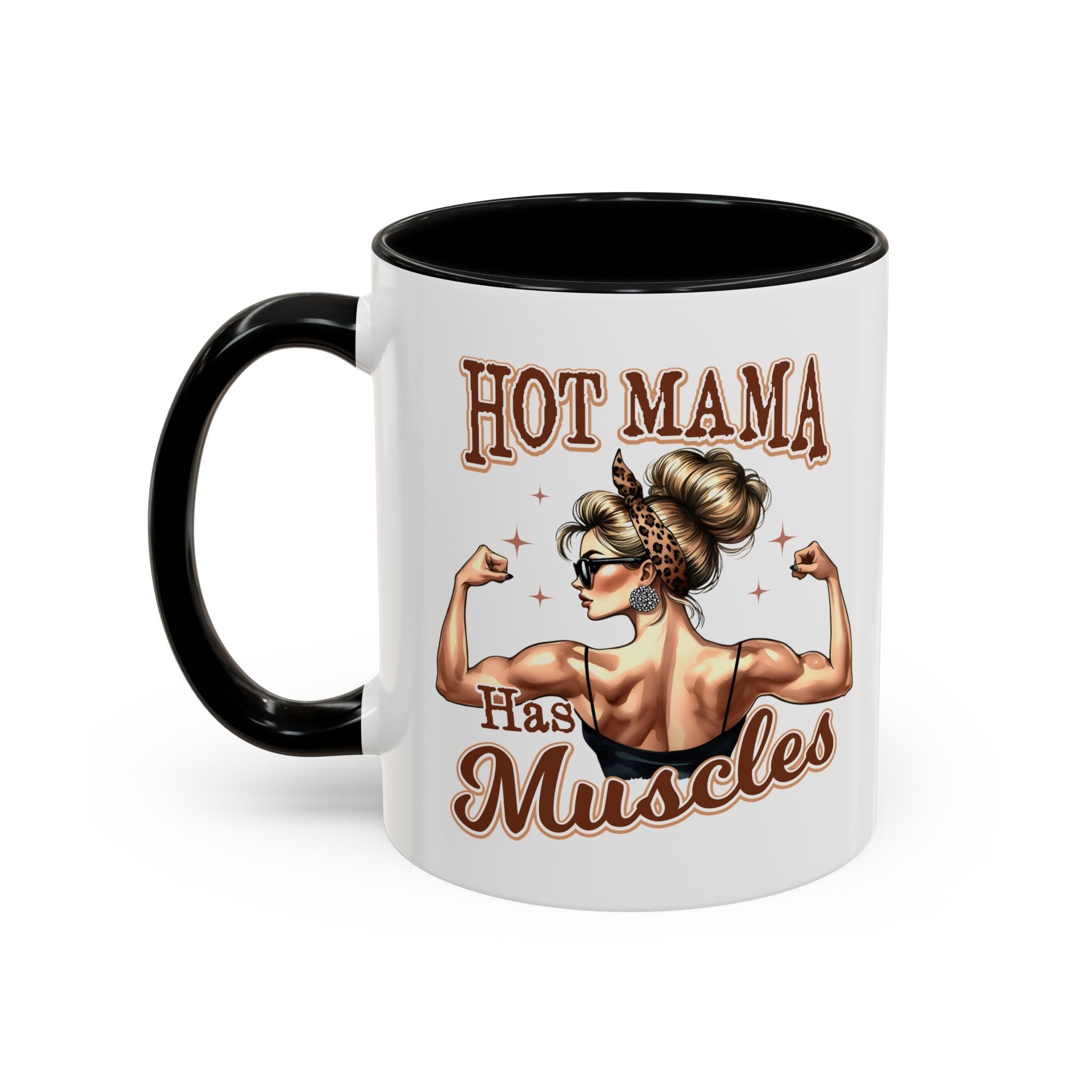 Hot Mama Coffee Mug: Empowerment, Gifts for Moms, Fitness Lovers, Best Friend, Funny Gift, Occasions: Birthdays, Holidays