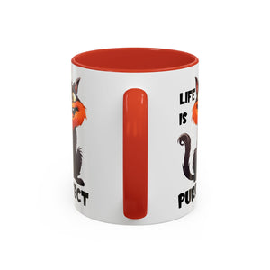 Purrfect Cat Accent Coffee Mug, Cat Lover Gift, Funny Drinkware, Cute Kitchen Accessory, Pet Owner Mug, Unique Gift Idea
