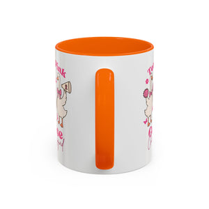 cancer awareness Team Pink Goose Cheer Squad Coffee Mug - Cute Animal Mug for Fun Gifts,   Home Decor/Office Use