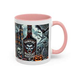 Gothic vampire Halloween Coffee Mug, Spooky Decor, Skull Design, Gift for Horror Lovers,  Party Essential, Unique Drinkware