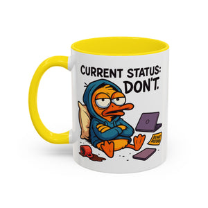 Chill Vibes Coffee Mug, Perfect for Lazy Days, Gift for Homebodies, Quirky Coffee Lover, Fun Desk Accessory, Work from Home Essentials