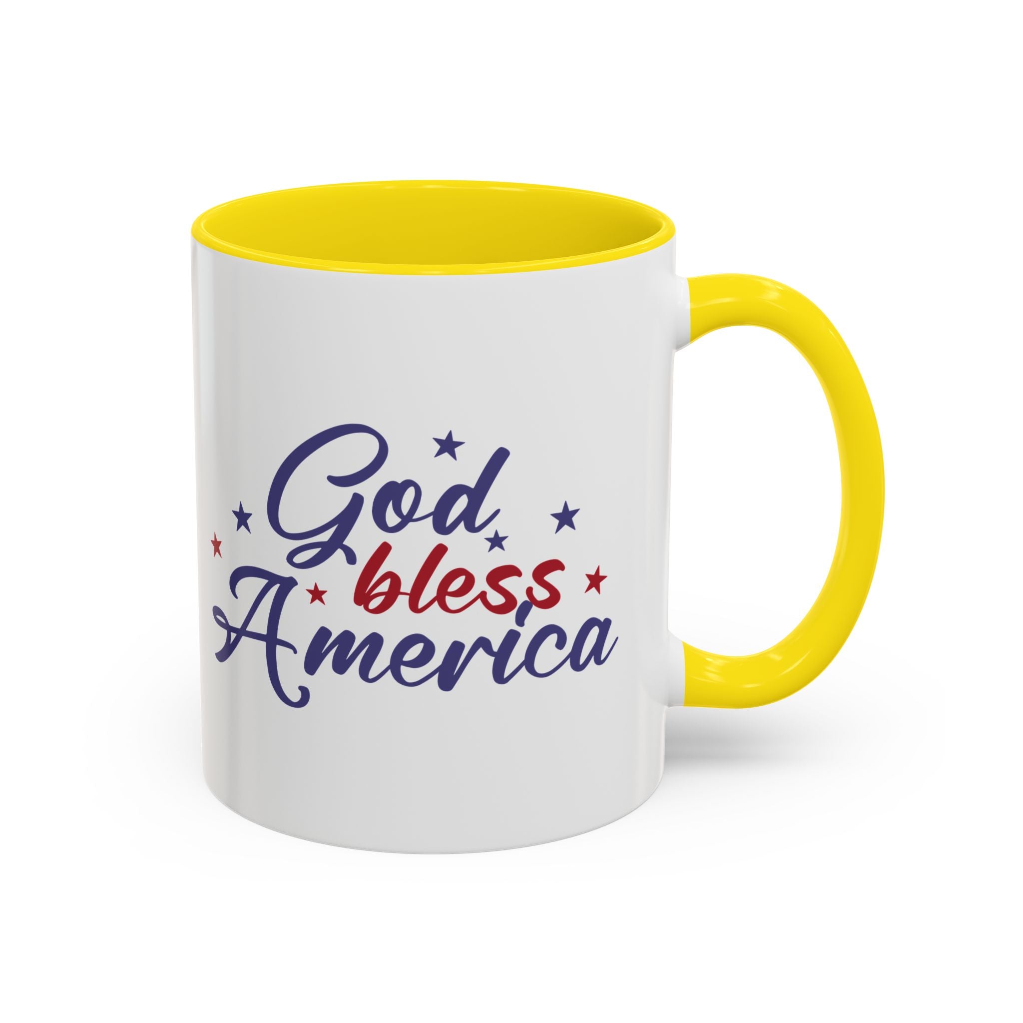 Patriotic Coffee Mug - God Bless America Design