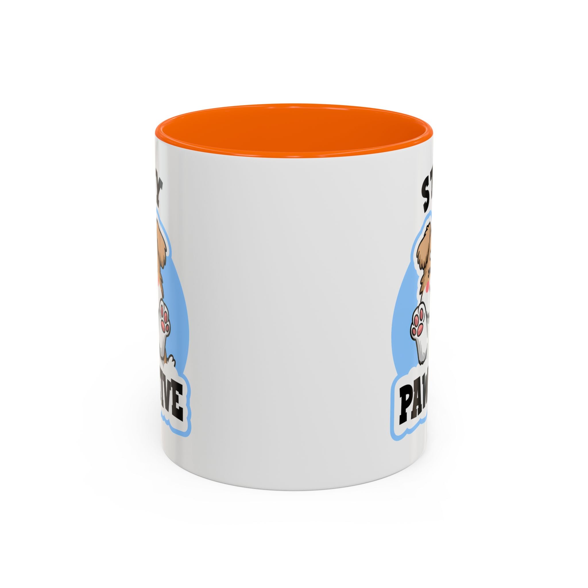 Cute Stay Pawsitive Coffee Mug - Perfect Gift for Dog Lovers mental health