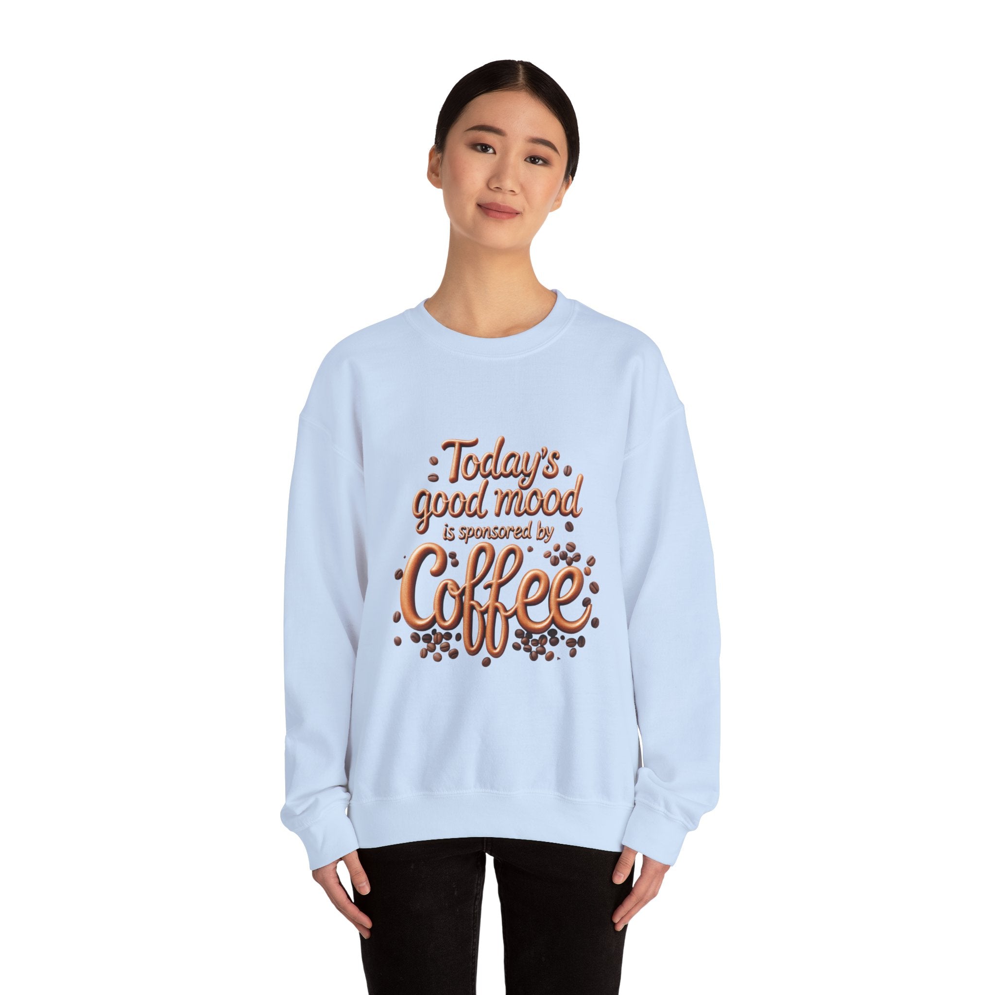 Coffee Mood Crewneck Sweatshirt - Cozy Gift for Coffee Lovers, Perfect for Birthdays, Holidays, Casual Days, Comfortable Wear