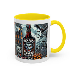 Gothic vampire Halloween Coffee Mug, Spooky Decor, Skull Design, Gift for Horror Lovers,  Party Essential, Unique Drinkware