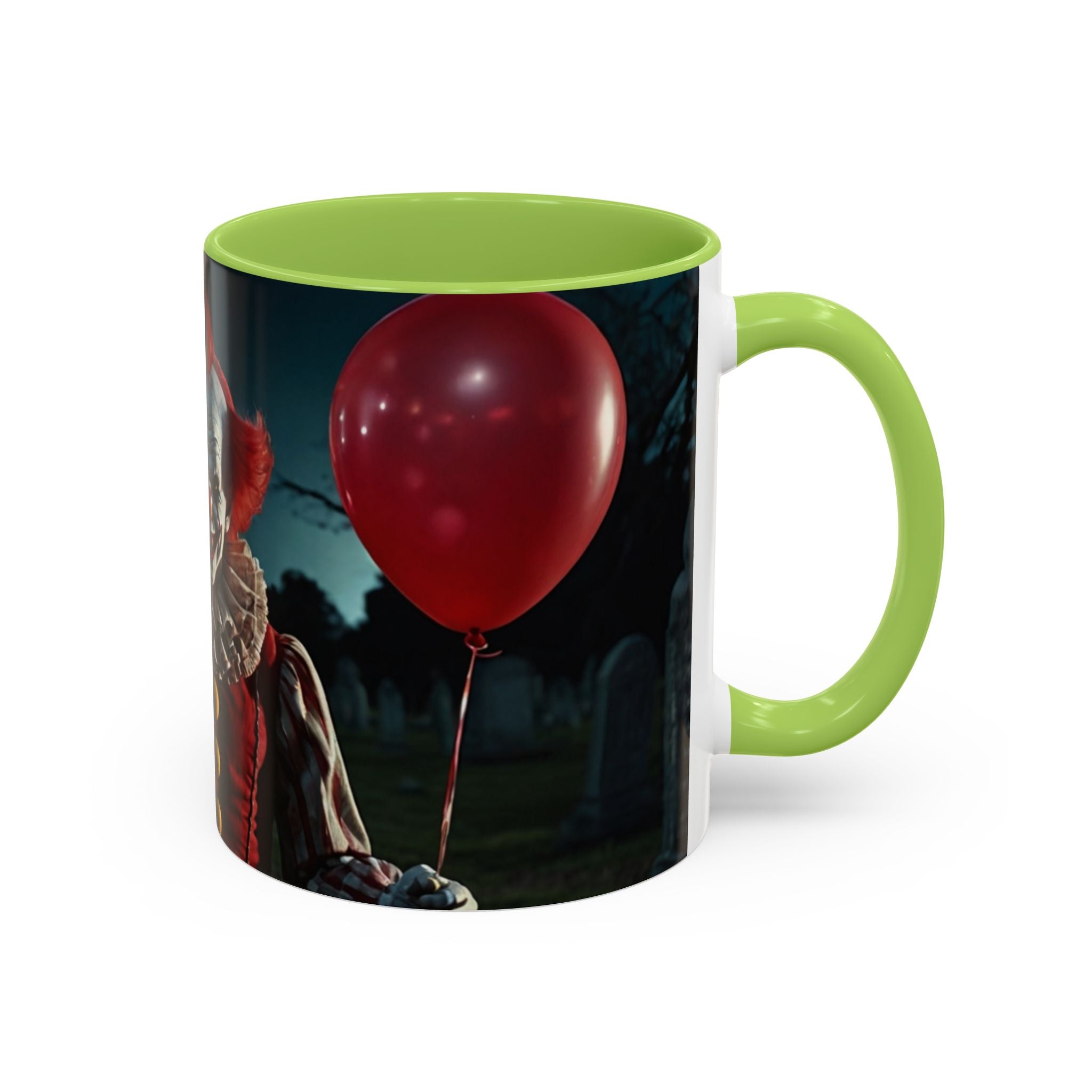 Creepy Clown Coffee Mug - Perfect for Halloween or Horror Fans art