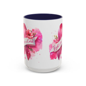 Inspirational Breast Cancer Awareness Coffee Mug - Fight for a Cure, Support Cancer Survivors, Gifts for Her, Pink Ribbon Design, [...]