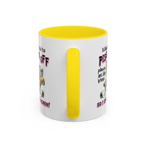 Funny Cat Mug - "Piss You Off" Coffee Cup for Cat Lovers