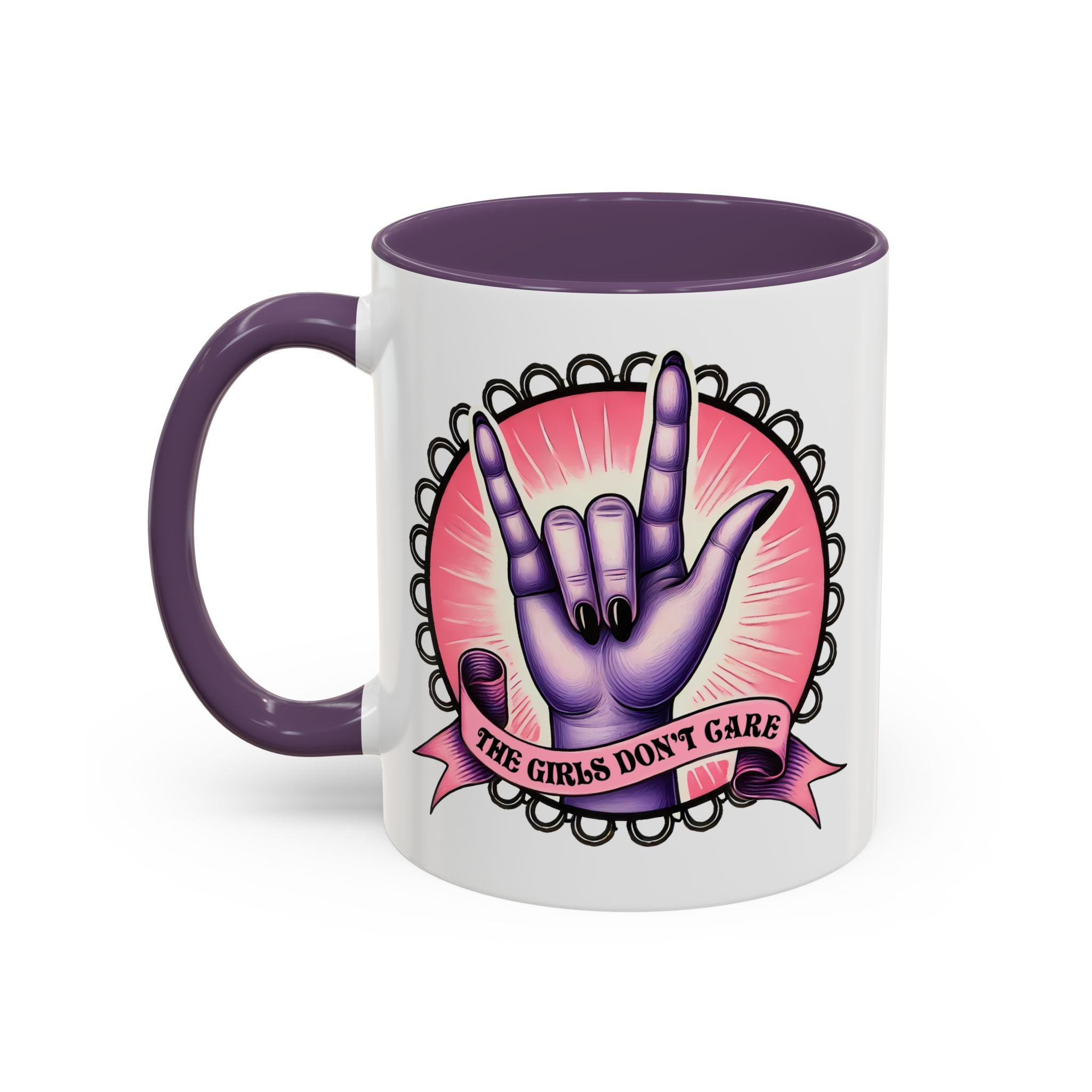 Rock 'n' Roll Accent Coffee Mug - Perfect for Music Lovers, Gift for Her, Unique Office Mug, Fun Coffee Cup, Empowering Gift Idea
