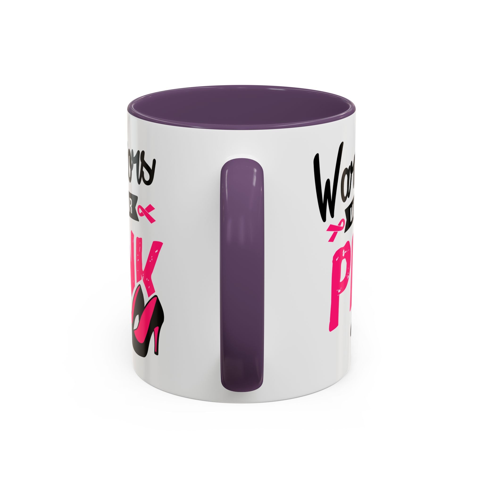 Breast Cancer Awareness Coffee Mug, Inspirational Gift, Warrior Mug, Pink Ribbon Awareness, Supportive Beverage Cup