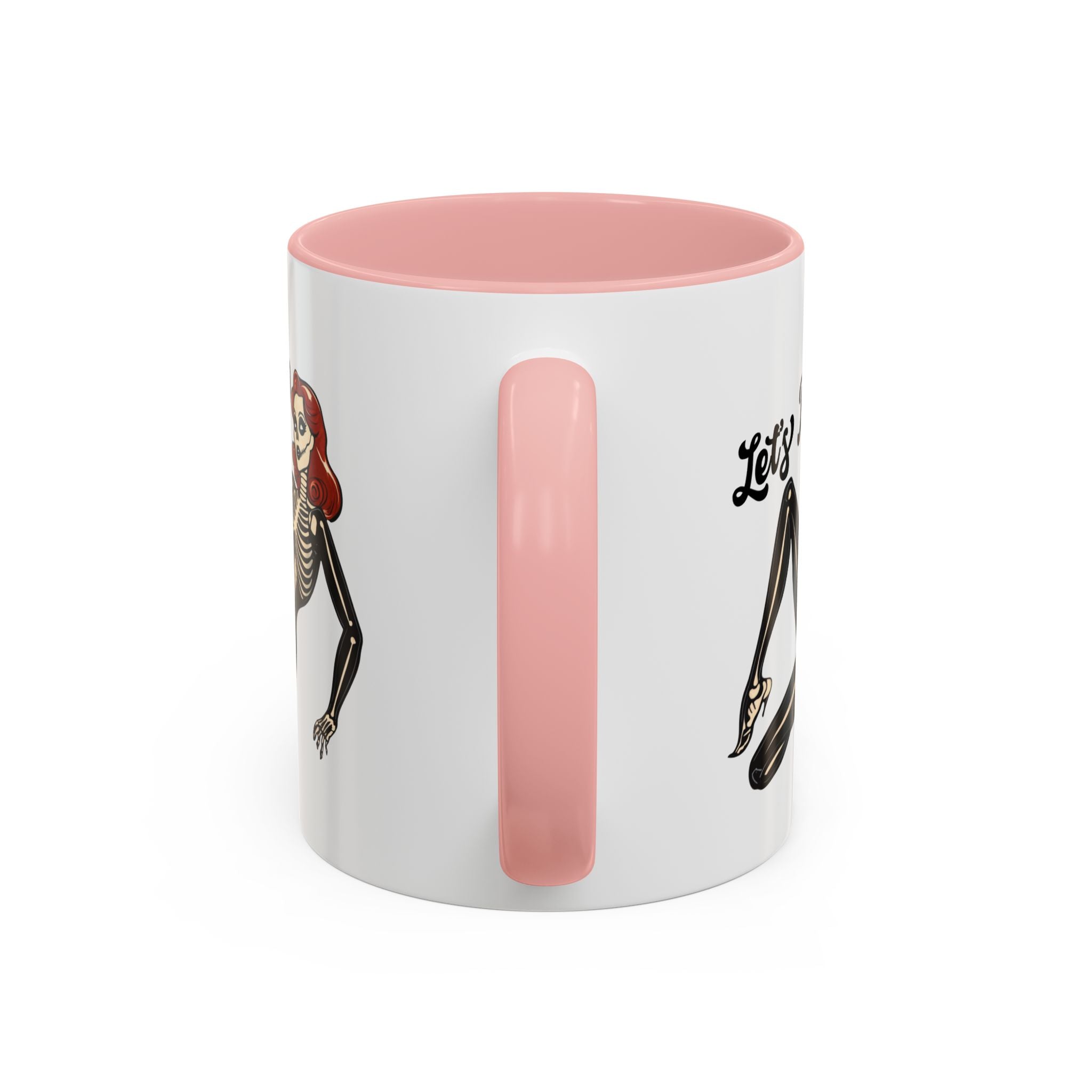 Spooky Skeleton Mug - Let's Bone, Halloween Gift, Gothic Coffee Cup, Unique Home Decor, Fun Drinkware