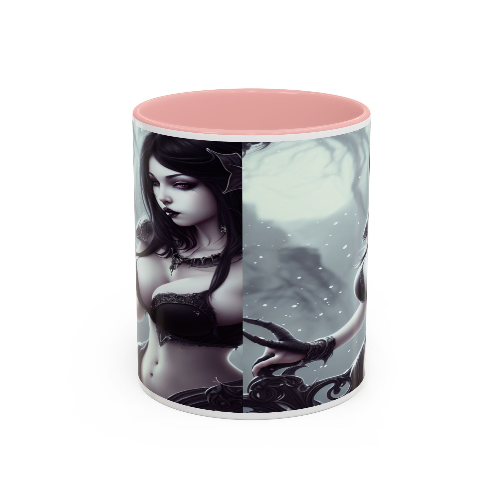 sexy busty woman Gothic Fantasy Coffee Mug – 11oz & 15oz Sculpted Design horror art