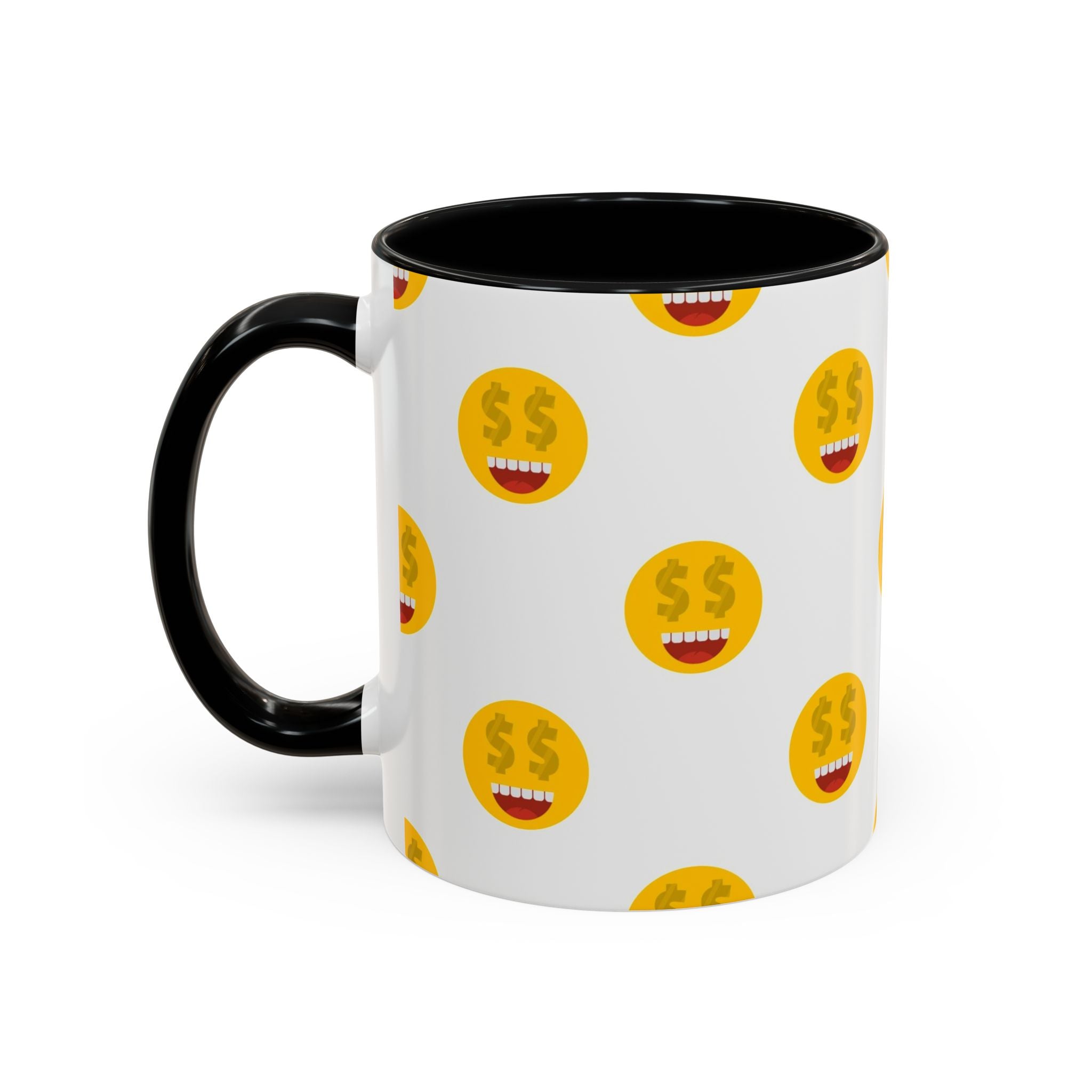 Smiles and dollars Accent Coffee Mug (11, 15oz)