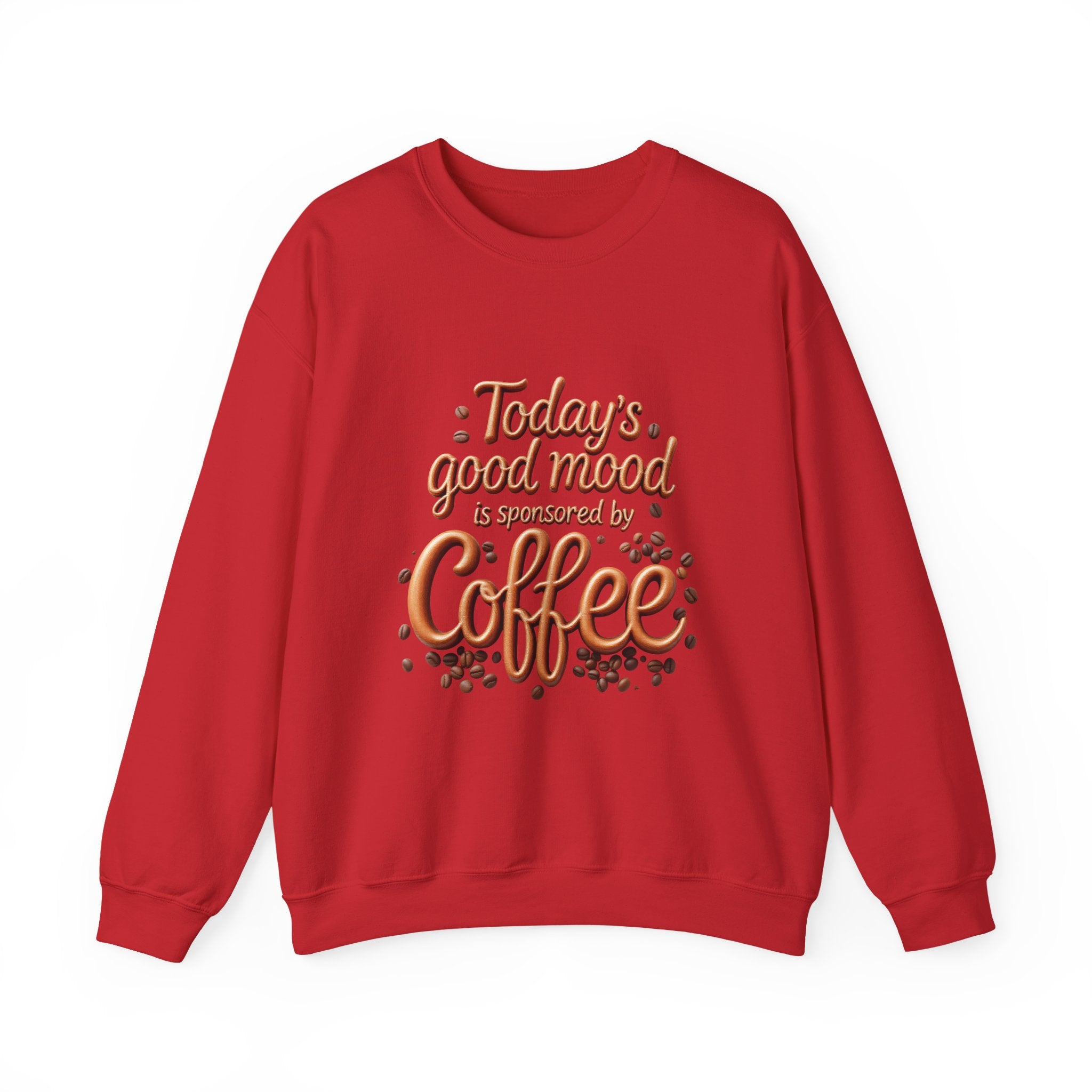 Coffee Mood Crewneck Sweatshirt - Cozy Gift for Coffee Lovers, Perfect for Birthdays, Holidays, Casual Days, Comfortable Wear