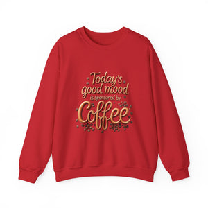 Coffee Mood Crewneck Sweatshirt - Cozy Gift for Coffee Lovers, Perfect for Birthdays, Holidays, Casual Days, Comfortable Wear