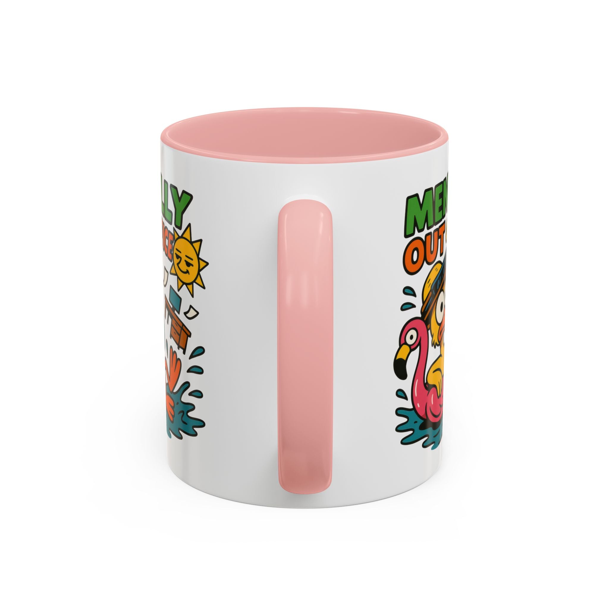 Fun Summer Coffee Mug, Quirky Gift for Beach Lovers, Office Humor Mug, Relaxation, Vacation, Cute Animal Design