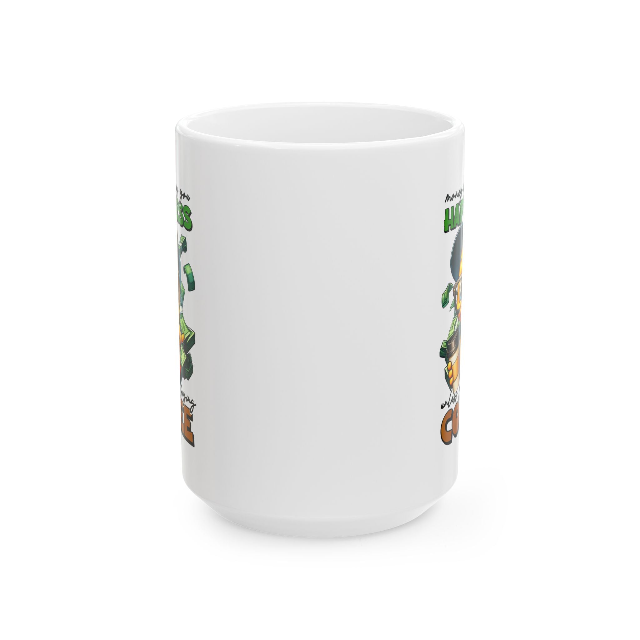 Funny duck money coffee Mug - Perfect for Coffee Lovers, Gift for Friends, Office Humor, Unique Kitchenware, Birthday or Holiday Present
