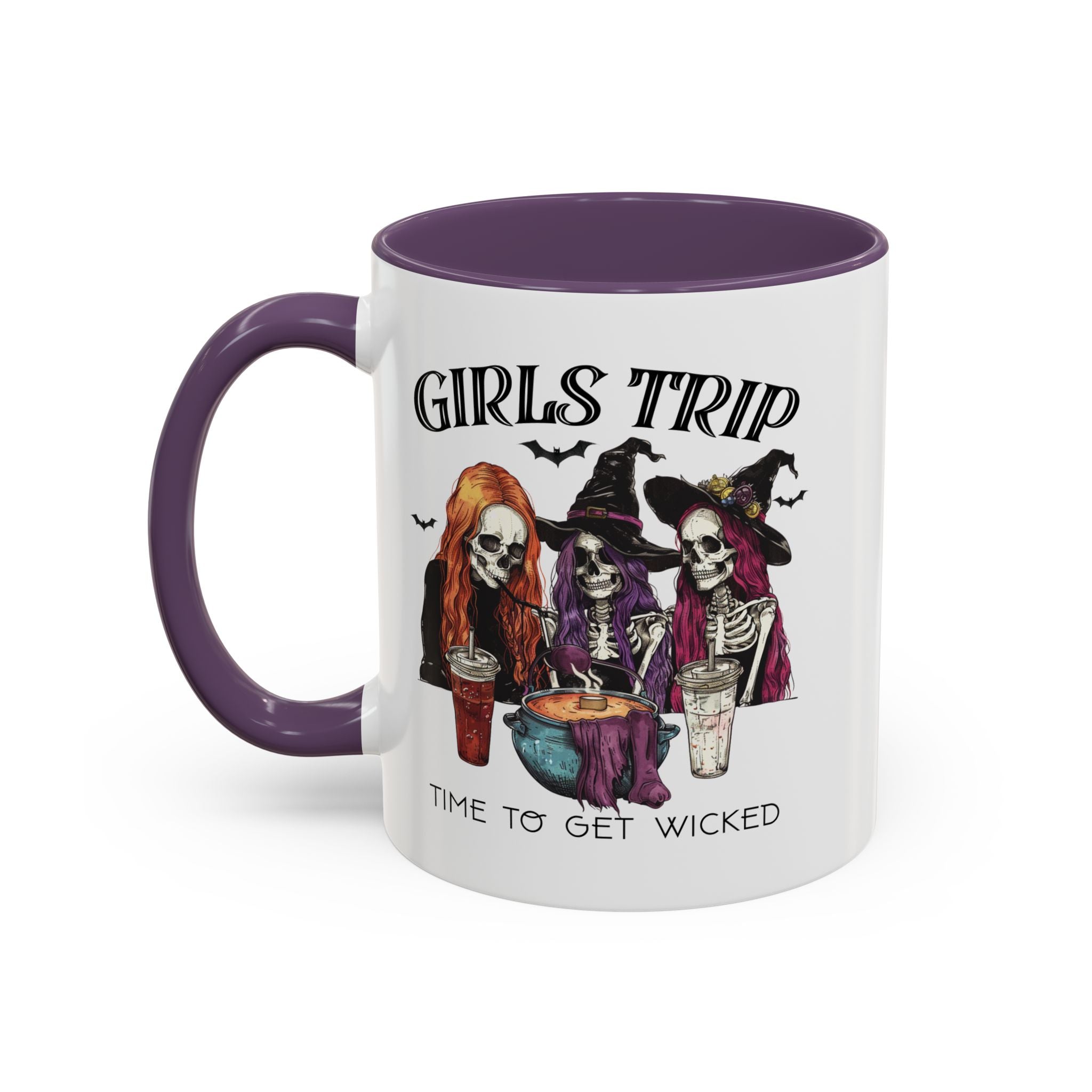 Wicked Girls Trip Coffee Mug, Halloween Gift, Spooky Vibes, Friends Gatherings, Witchy Decor, Fun Drinking Mug