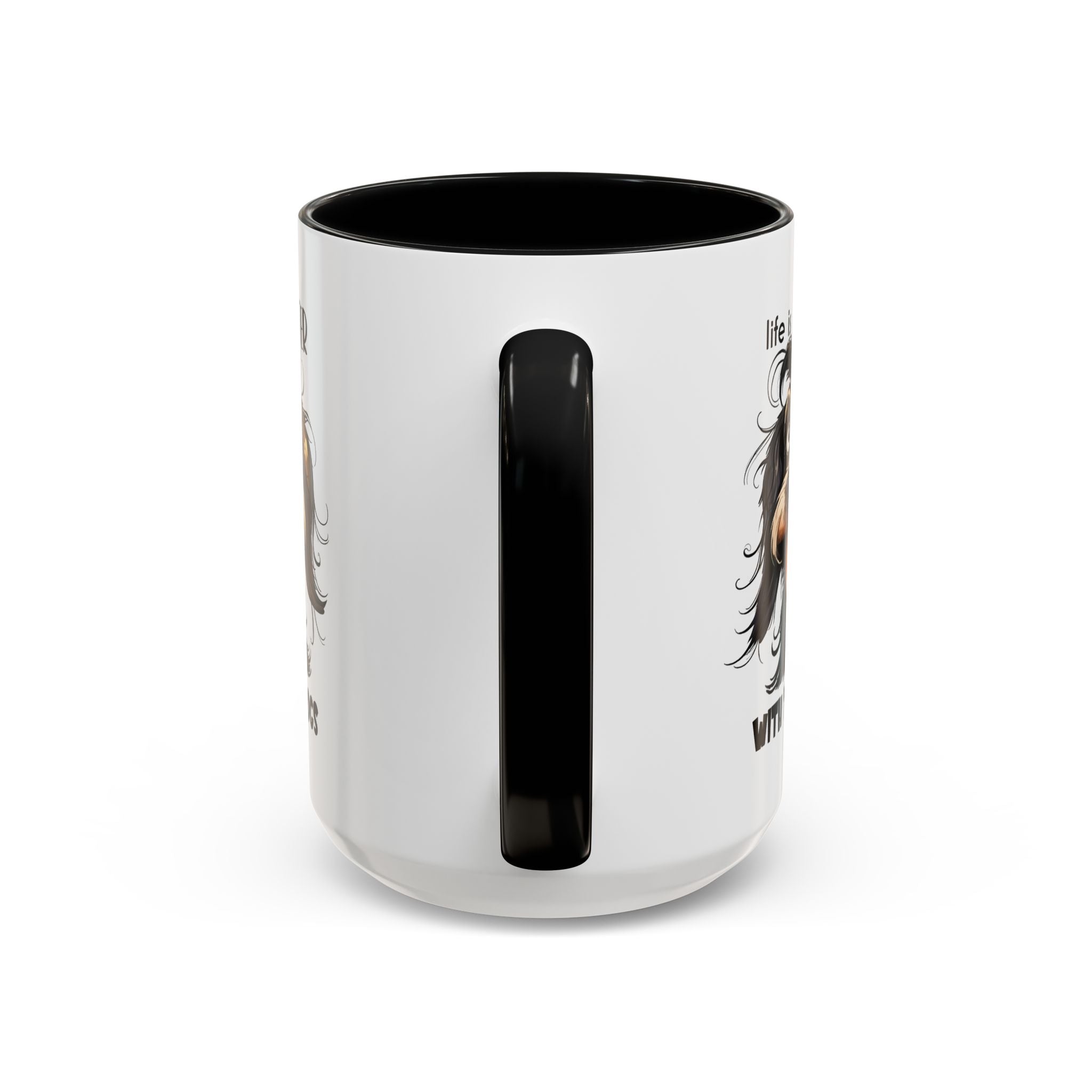 Life is Better with Dogs Coffee Mug - Cute Dog Lover Gift, Animal Themed Mug, Pet Owner Present, Fun Coffee Cup, Gift for Him/Her