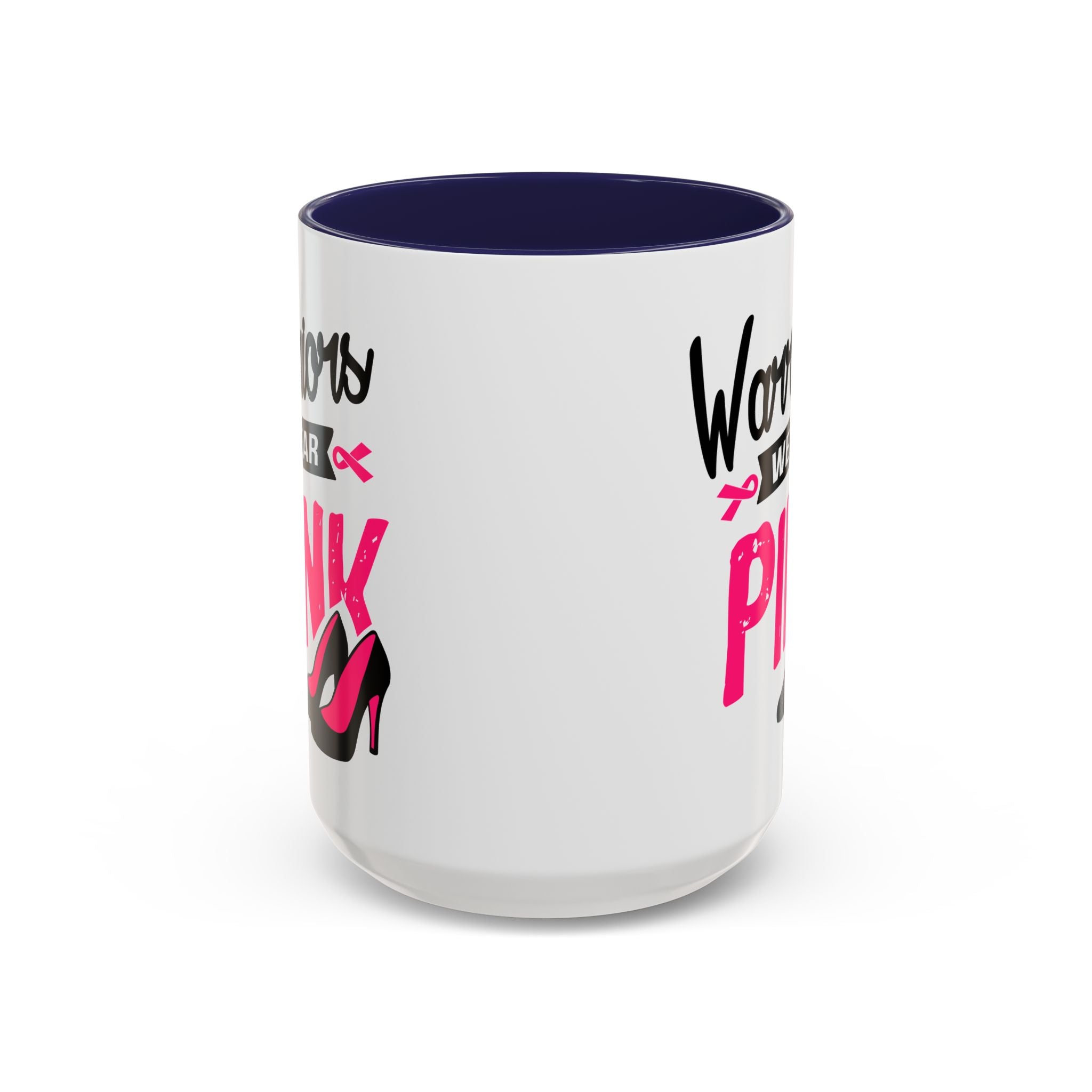 Breast Cancer Awareness Coffee Mug, Inspirational Gift, Warrior Mug, Pink Ribbon Awareness, Supportive Beverage Cup