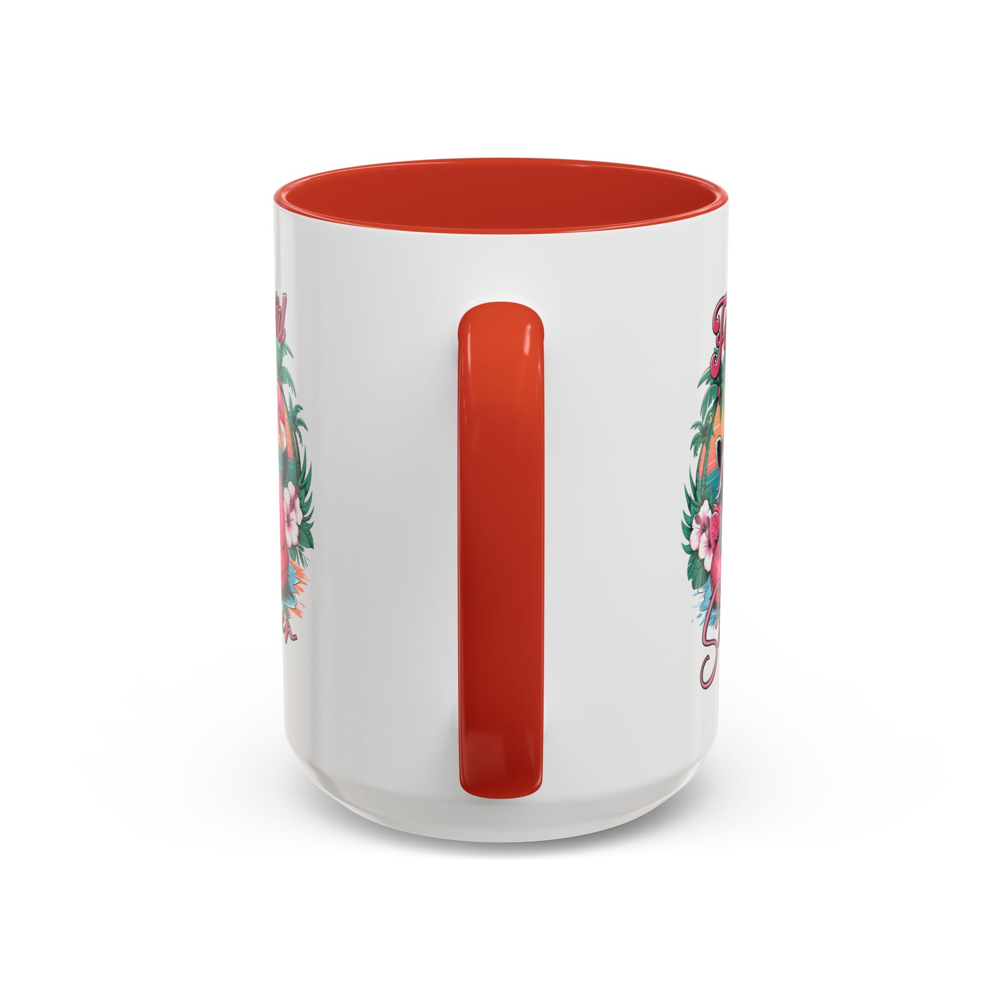 Feral Girl Summer Coffee Mug - Accent Design for Animal Lovers