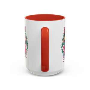 Feral Girl Summer Coffee Mug - Accent Design for Animal Lovers