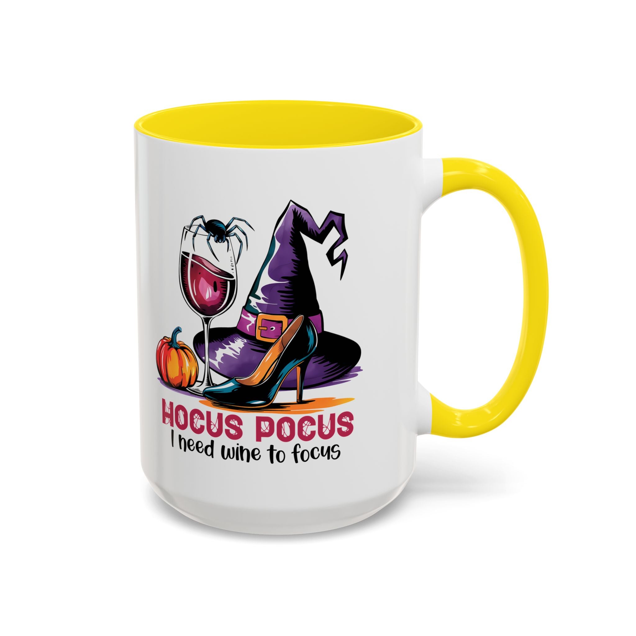 Spooky Witch Coffee Mug | Hocus Pocus Design, Unique Halloween Gift, Magic Brew Cup, Wine Lover's Mug, Cozy Autumn Decor