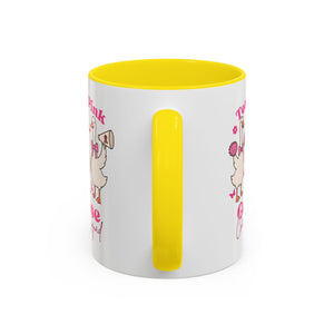 cancer awareness Team Pink Goose Cheer Squad Coffee Mug - Cute Animal Mug for Fun Gifts,   Home Decor/Office Use