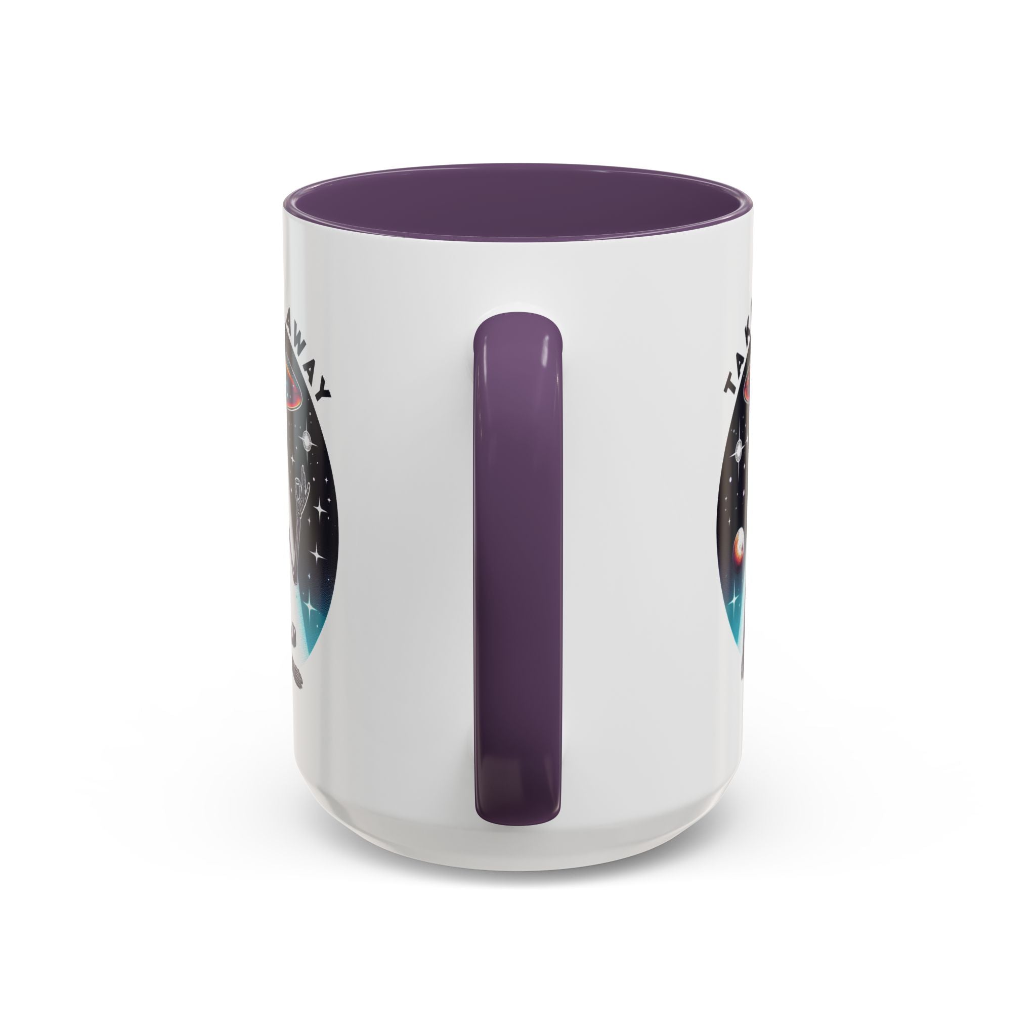 Galactic Skeleton Coffee Mug, Take Me Away Mug, Space-Themed Mug, Unique Gift for alien Lovers, Sci-Fi Cafe Mug