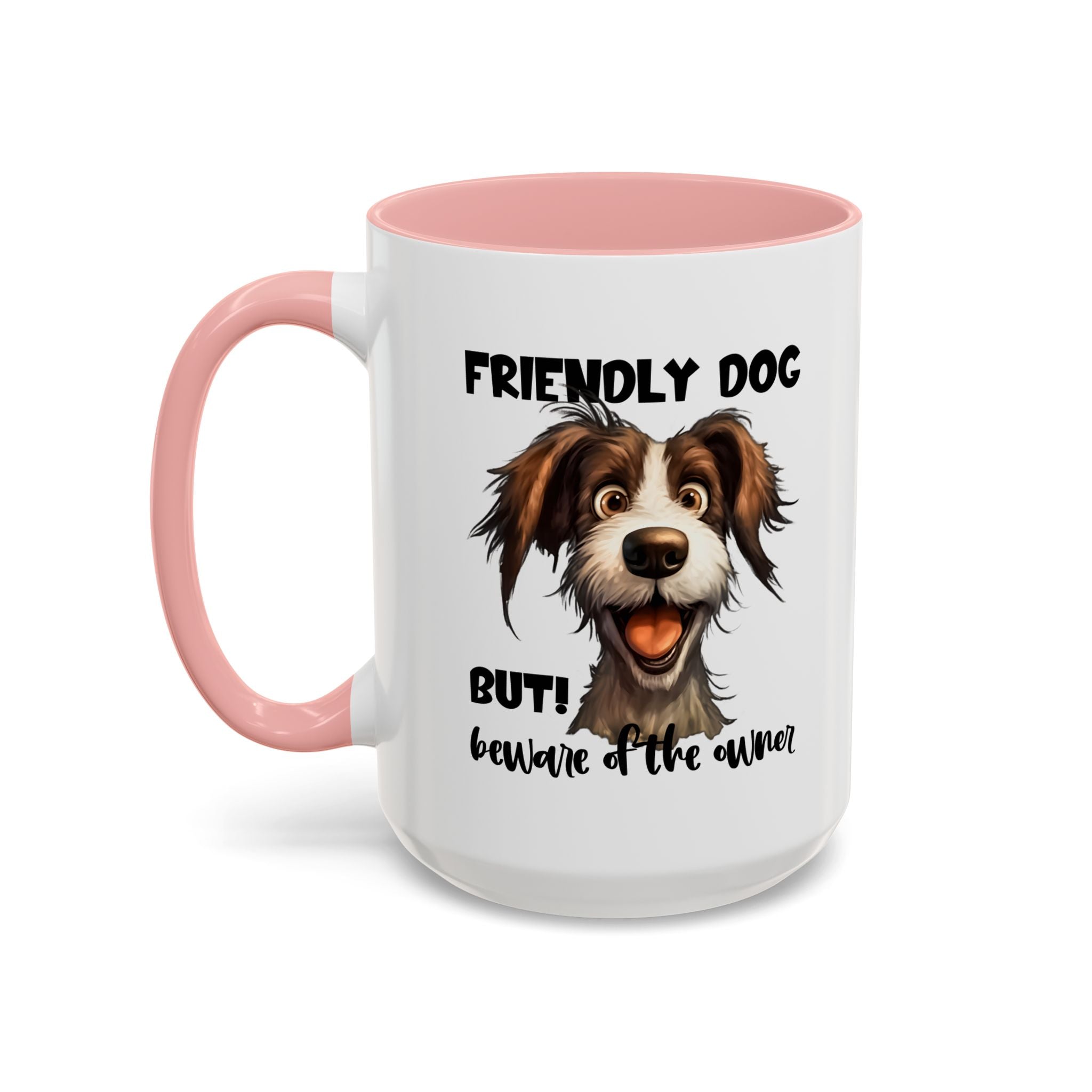Friendly Dog Owner Mug, Dog Lover Gift, Funny Coffee Cup, Pet Owner Humor, Animal Lover Present, Holiday Gift for Dog Lovers