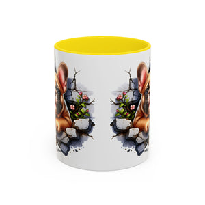 Charming Dog-Themed Coffee Mug, Perfect for Pet Lovers, Gift for Dog Owners, Cute French Bulldog Art, Ideal for Birthdays and Holidays