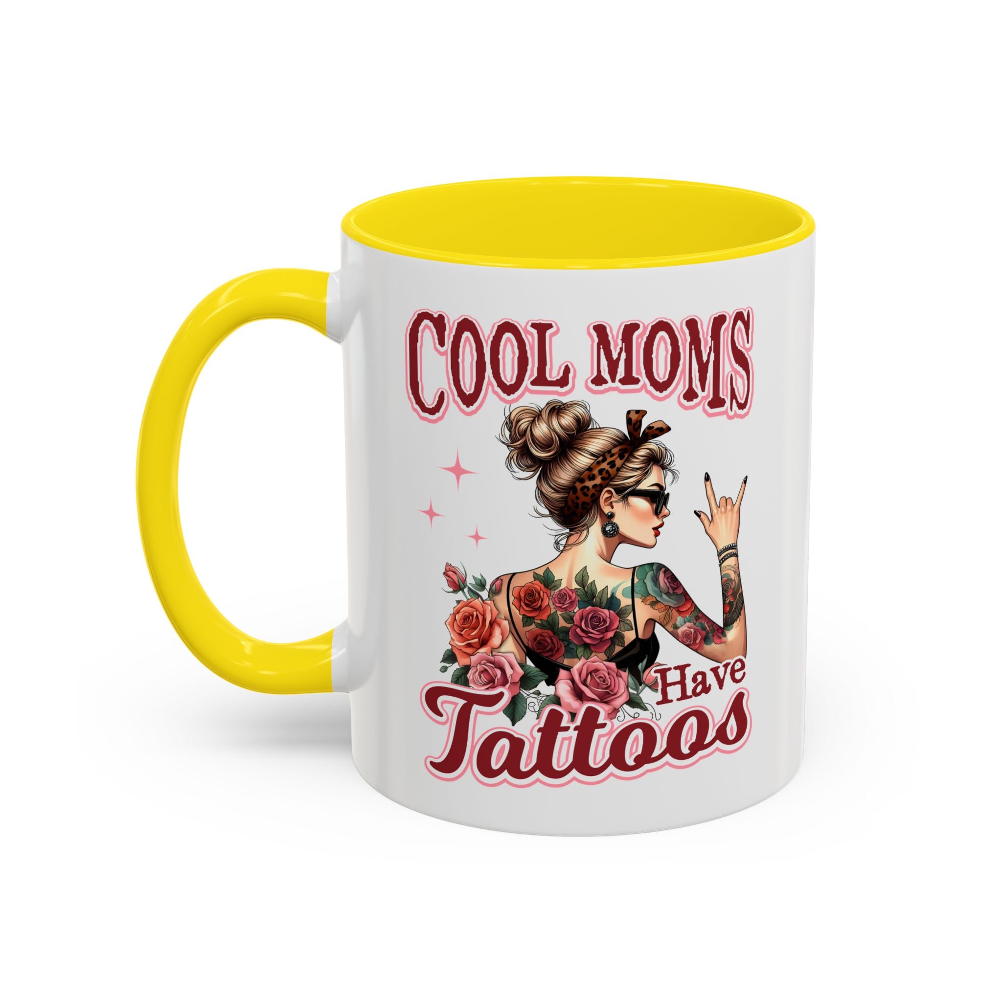 Cool Moms Have Tattoos Coffee Mug — Accent 11/15oz