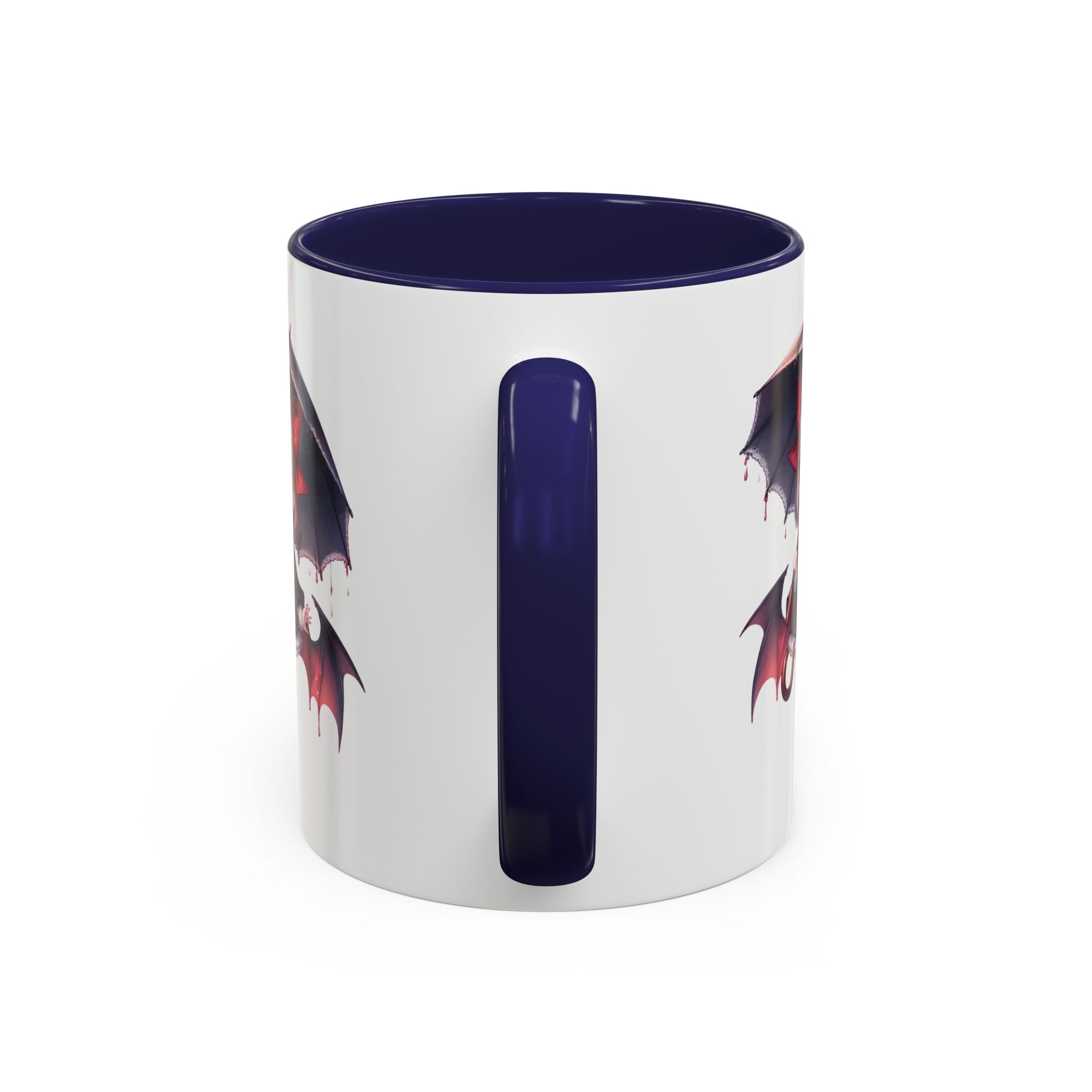 Gothic vampire girl  horror art Accent Coffee Mug (11, 15oz)