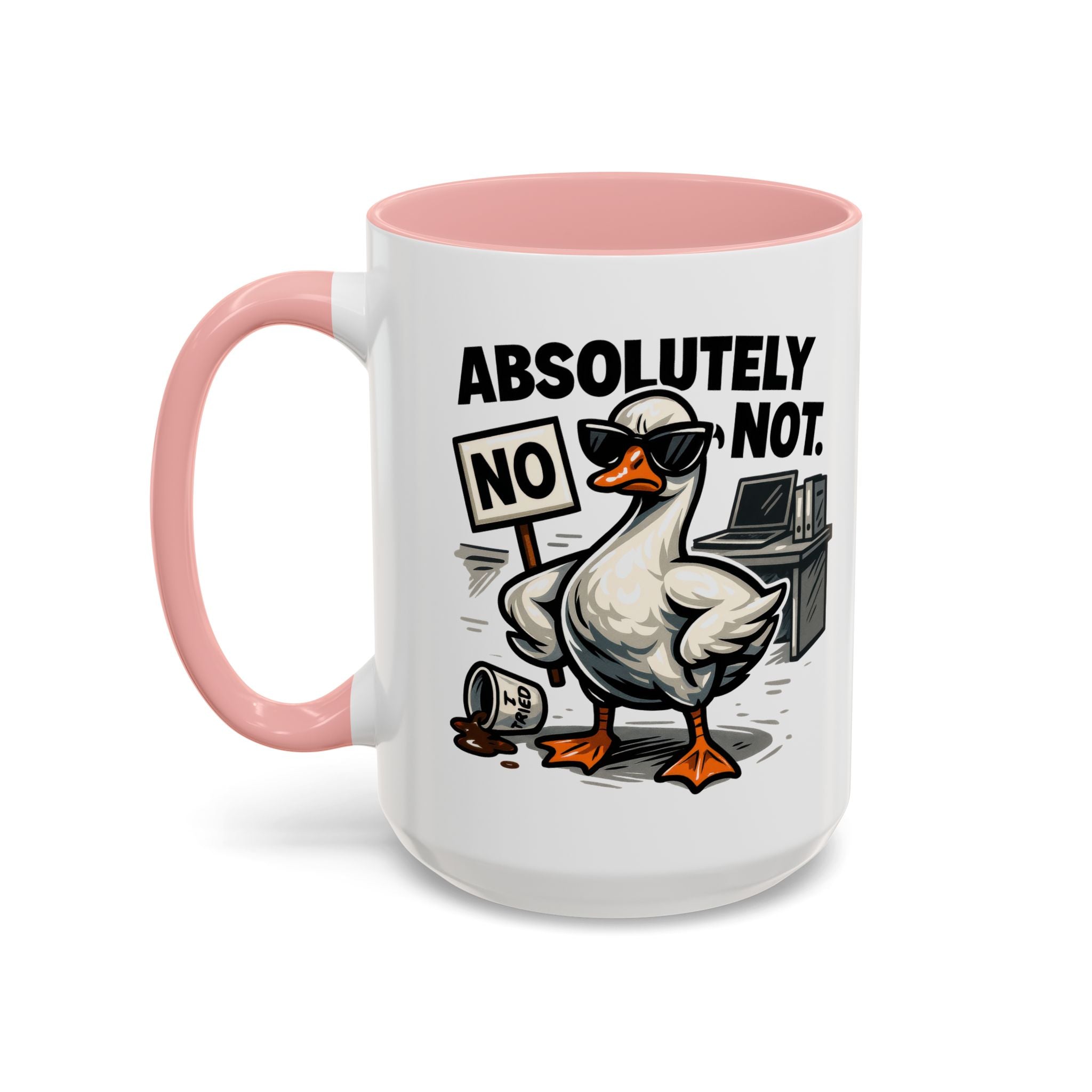 Sassy Coffee Mug, Humorous Gift for Geese Lovers, Fun Office Desk Decor, Funny Animal Cup, Quirky Kitchenware