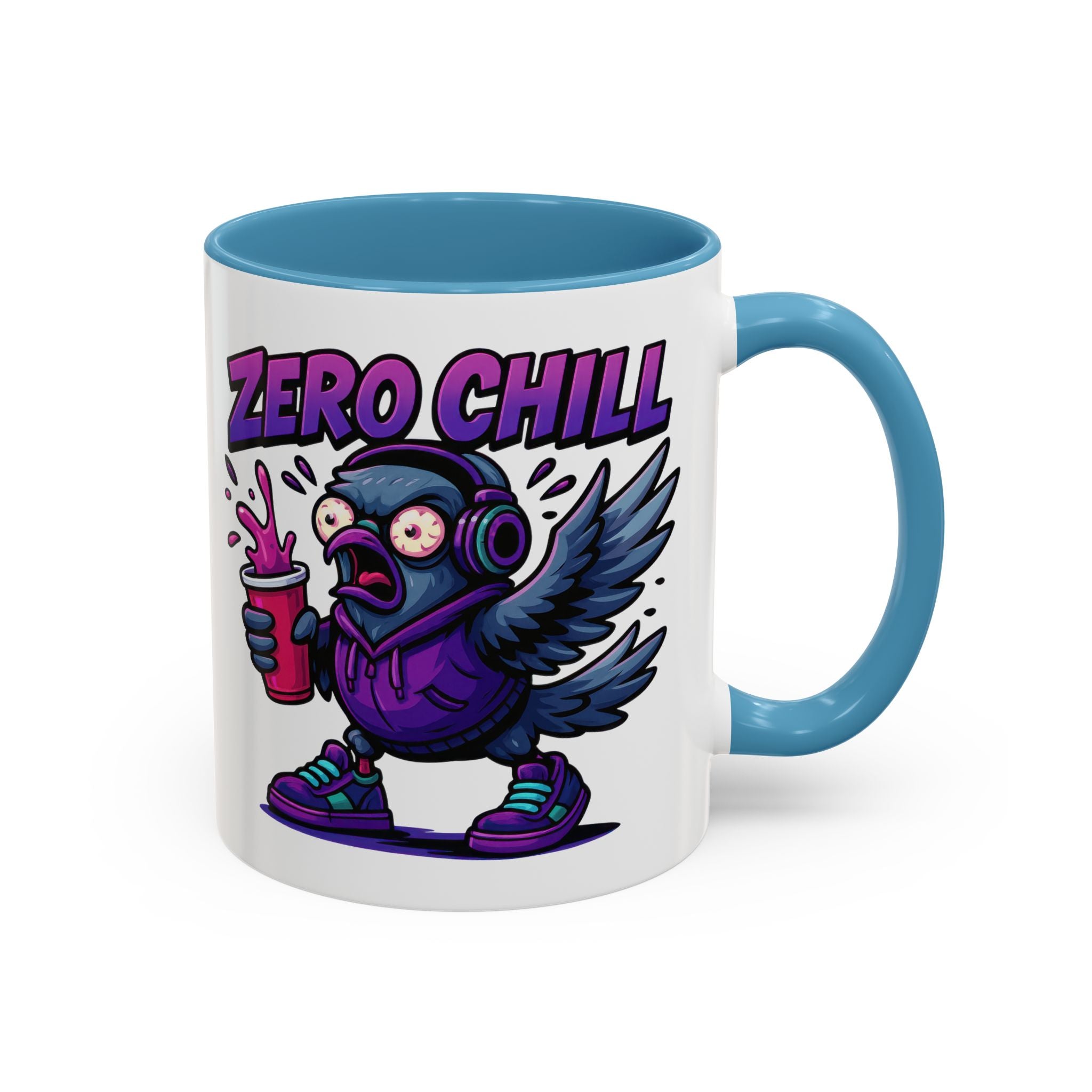 Zero Chill Accent Coffee Mug - Fun Ceramic Cup for Coffee Lovers, Unique Gift for Friends, Quirky Drinkware, Perfect for Birthdays, [...]