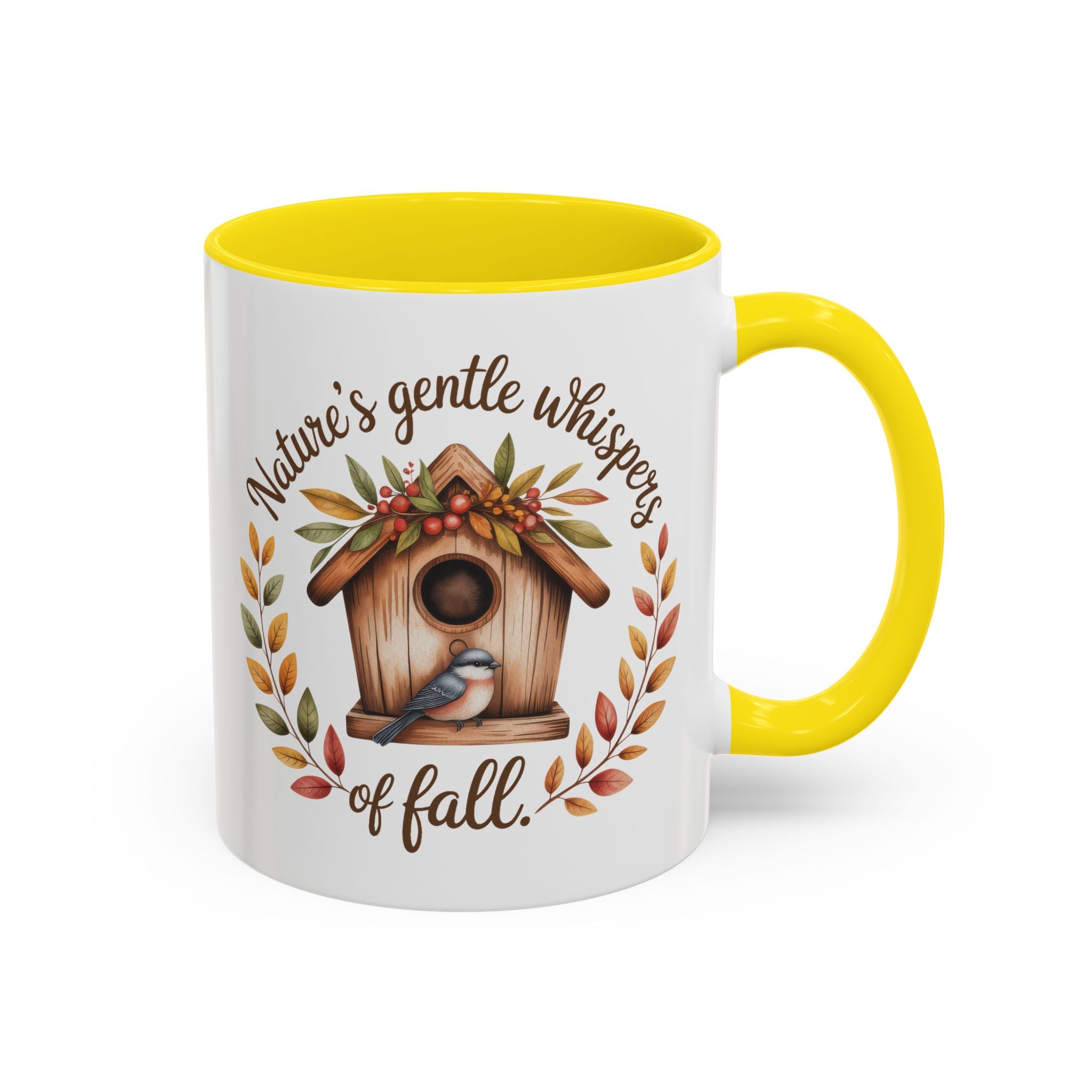 Nature's Gentle Whispers Fall Coffee Mug nature lovers cup