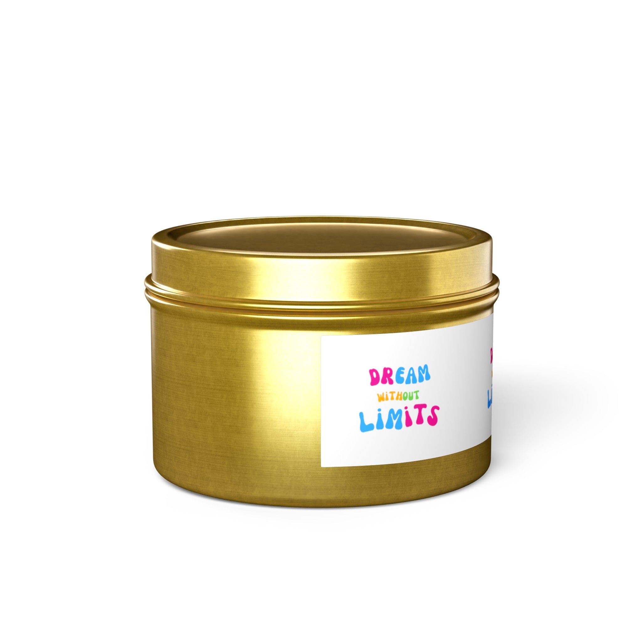 Dream without limits scented Tin Candles