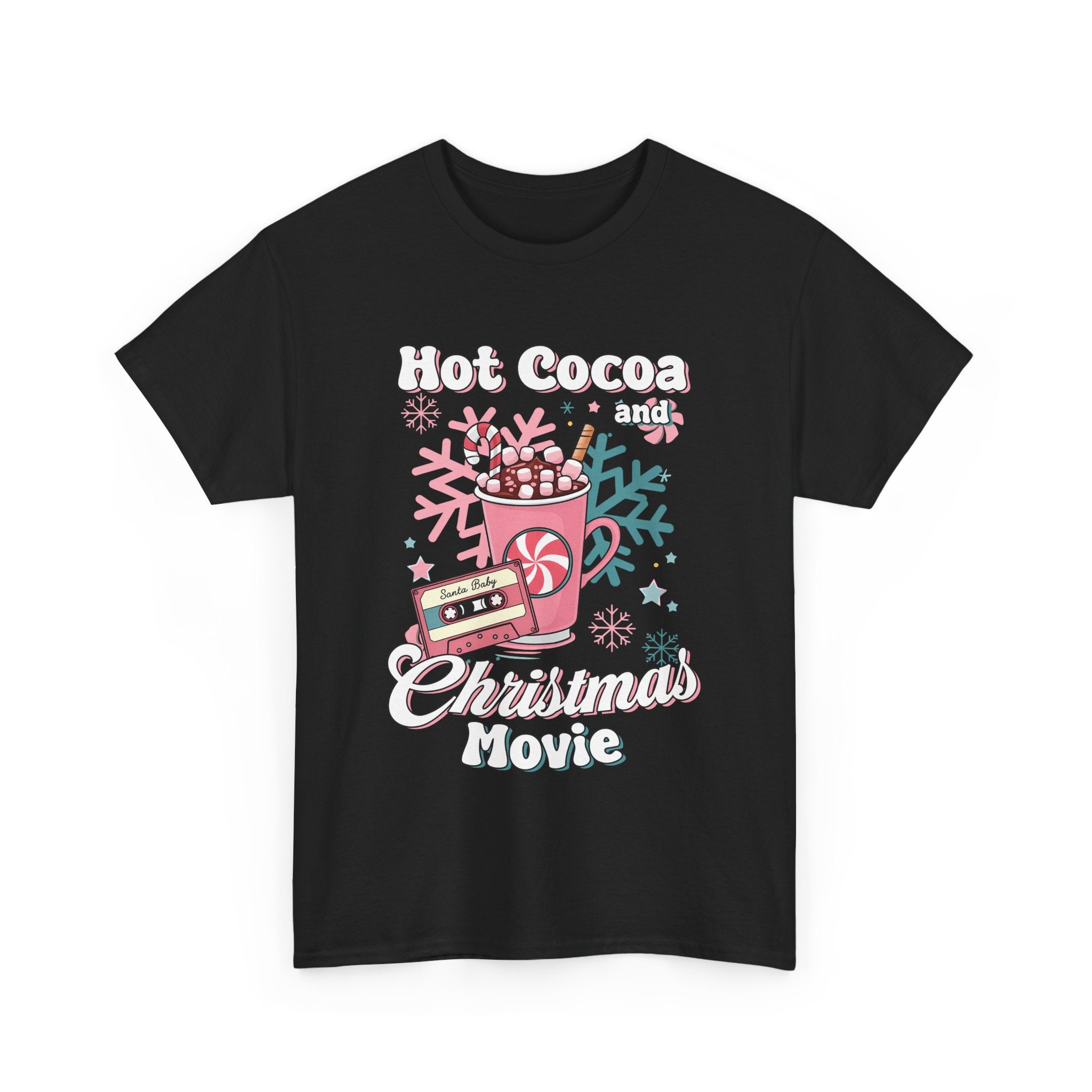 hot cocoa and christmas movie Unisex Heavy Cotton Tee