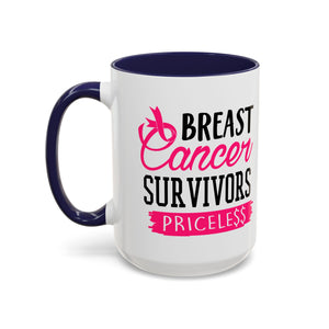 Breast Cancer Survivors Coffee Mug, Inspirational Cancer Gift, Supportive Awareness Mug, Gift for Survivors, Encouraging Morning Coffee