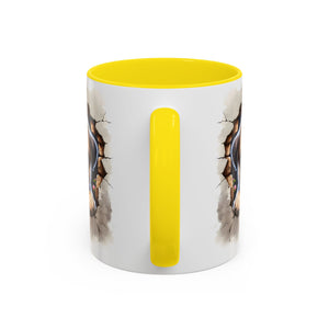 Pug In A Wall Coffee Mug - Cozy Ceramic Cup for Dog Lovers - Cute Pet Gift for Birthdays, Anniversaries, and Holidays